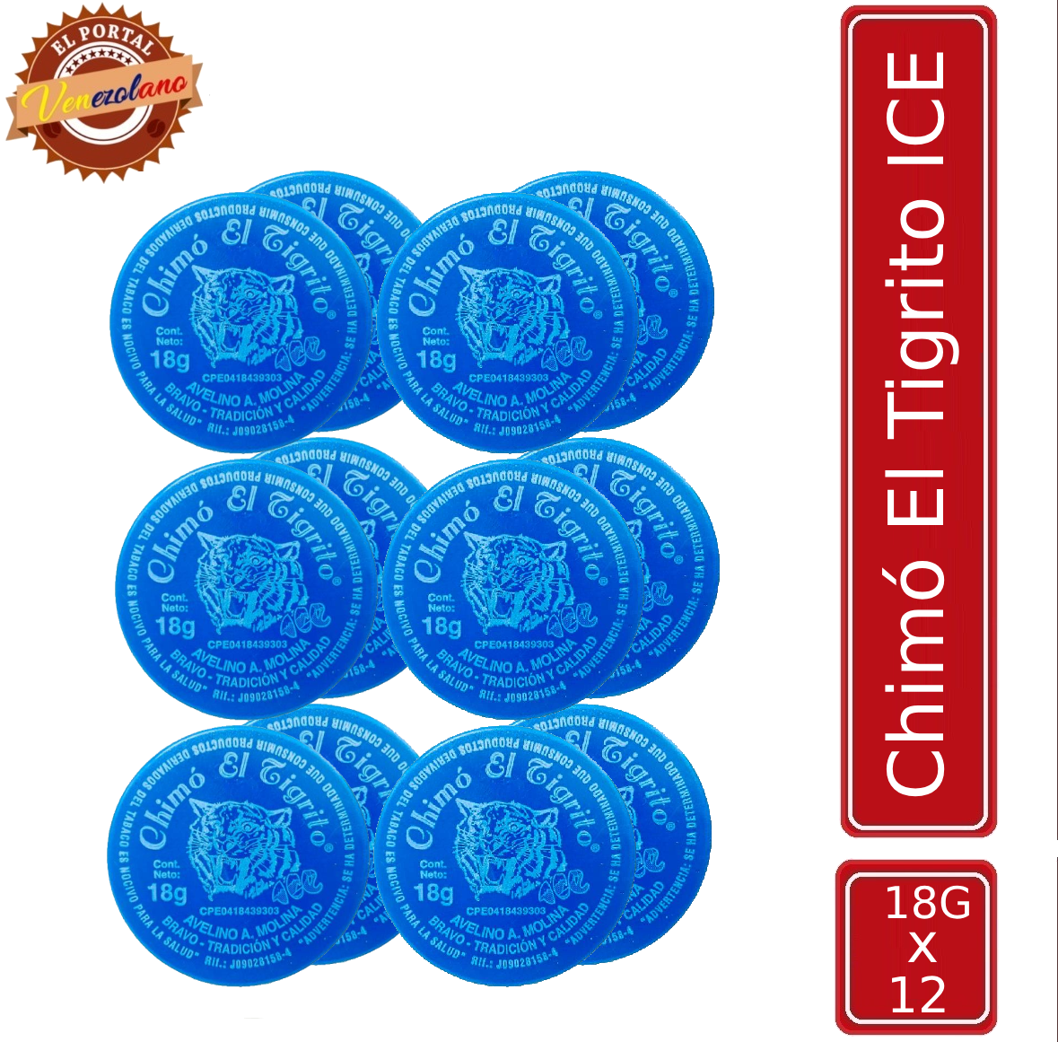 Chimo El Tigrito Ice Venezuela x 12 – El Portal Venezolano