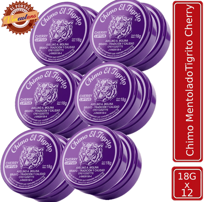 Chimo El Tigrito Cherry Liptus Venezuela x 12