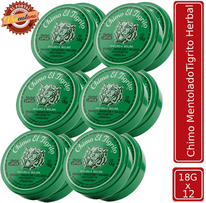 Chimo El Tigrito Herbal Liptus Venezuela x 12