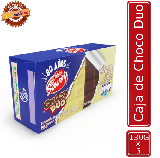 Chocolates Choco Duo 130G Venezuela x 5