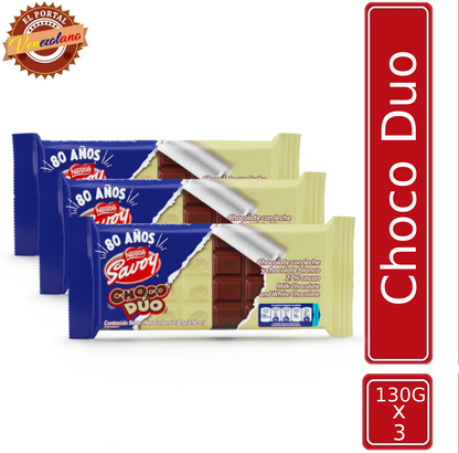 Chocolates Choco Duo 130G Venezuela x 3