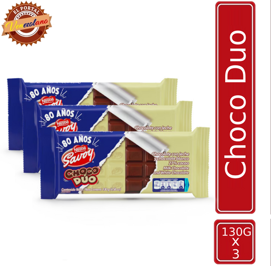 Chocolates Choco Duo 130G Venezuela x 3