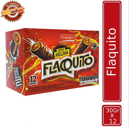 Chocolate St Moritz Flaquito 30Gr Venezuela x 12