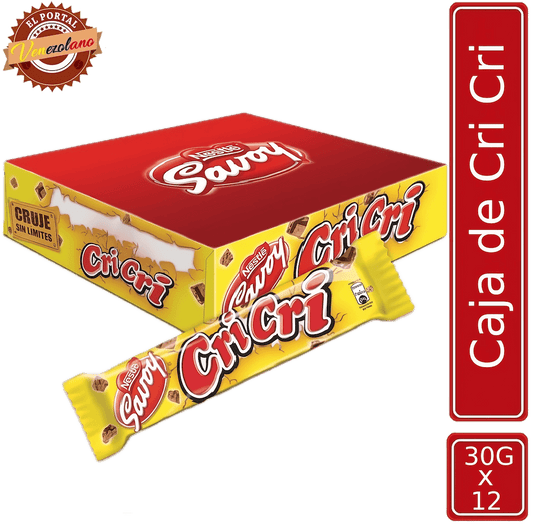 Chocolates Cri Cri 27G Venezuela x 12