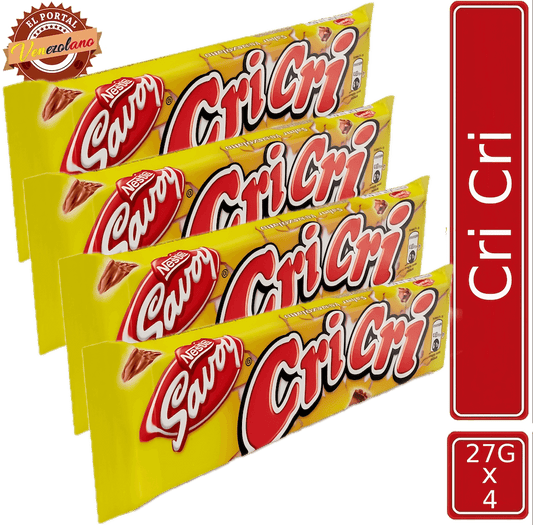 Chocolates Cri Cri 27G Venezuela x 4