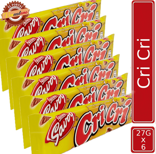 Chocolates Cri Cri 27G Venezuela x 6