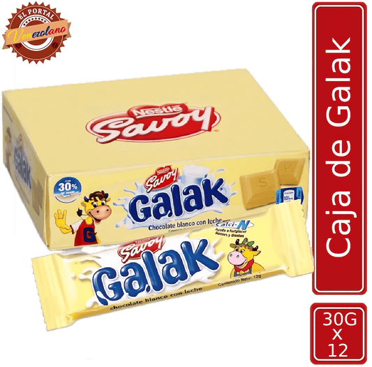Chocolates Galak 30G Venezuela x 12 Unidades