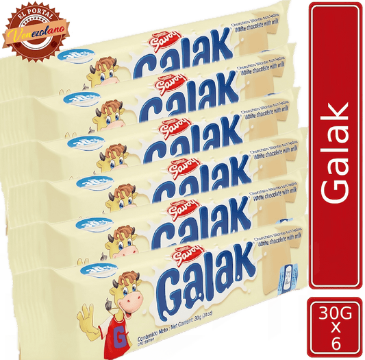 Chocolates Galak 30G Venezuela x 6 Unidades
