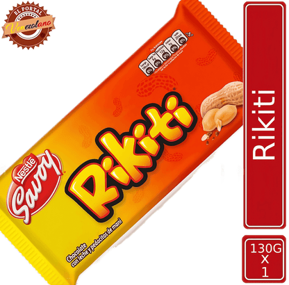 Chocolate Rikiti 130g venezolano, disponible en Colombia