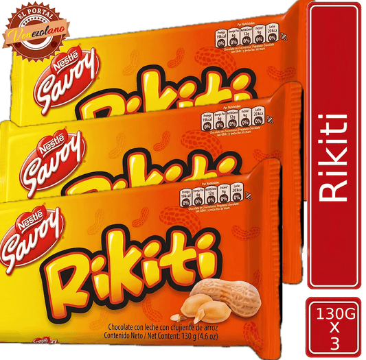 Chocolates Rikiti 130G Venezuela x 3