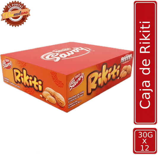 Chocolates Rikiti 27G  Venezuela x 12 Unidades