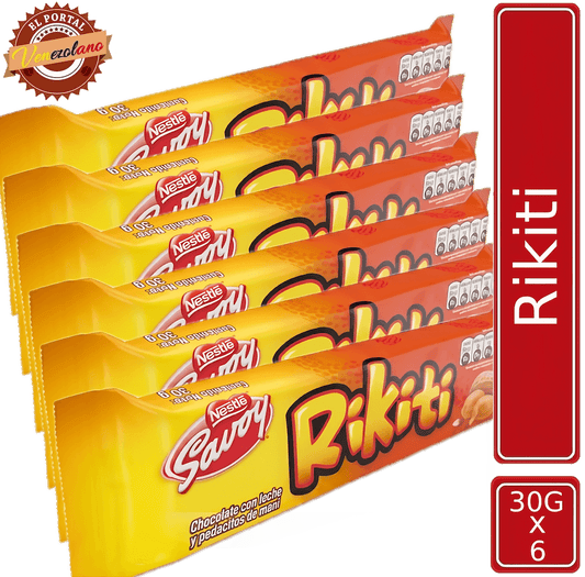 Chocolates Rikiti 27G  Venezuela X 6 Unidades