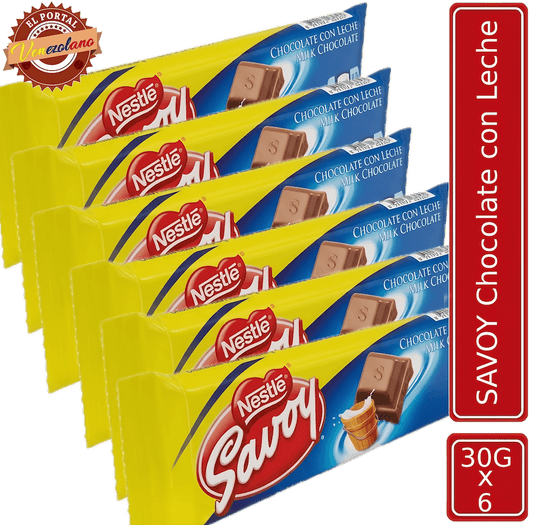 Chocolates Savoy 30G Venezuela x 6 Unidades