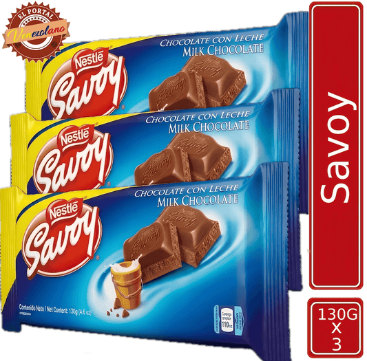 Chocolates Savoy 130G Venezuela x 3 Unidades