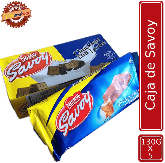 Chocolates Savoy 130G Venezuela  x 5 Unidades