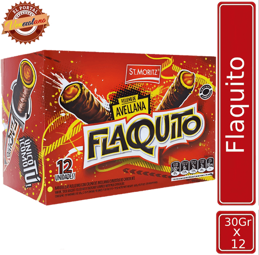 Chocolate St Moritz Flaquito 30Gr Venezuela x 12