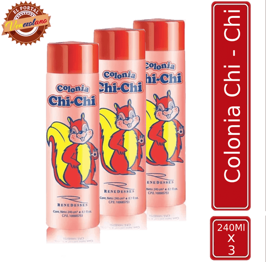 Colonia Para Bebes Chi Chi Original Venezuela x 3