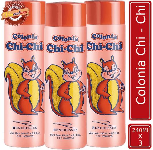 Colonia Para Bebes Chi Chi Original Venezuela x 3