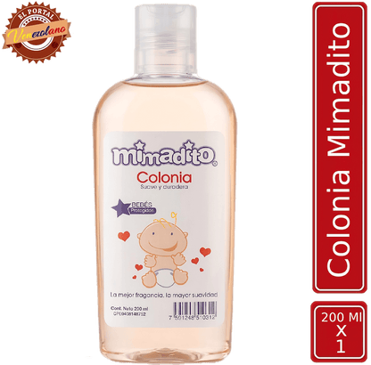 Colonia para bebés Mimaditos original venezolana, disponible en Colombia