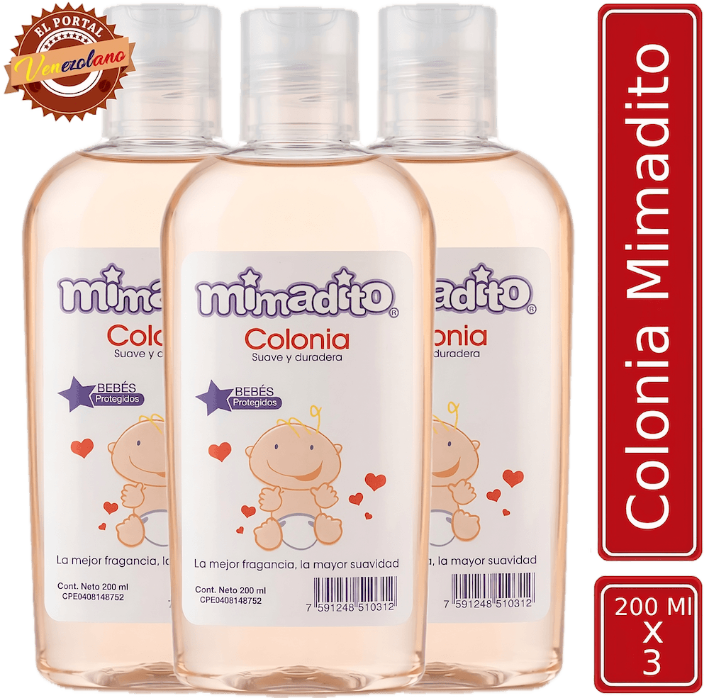 Colonia Para Bebes Mimaditos Original Venezuela x 3