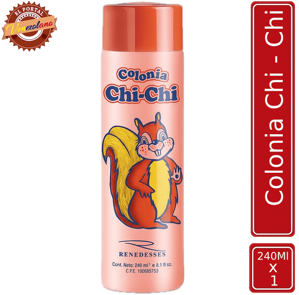 Colonia para bebés Chi Chi original venezolana, disponible en Colombia