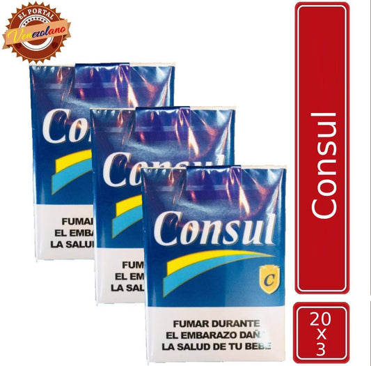 Cigarros Consul x Paquete Venezuela x 3