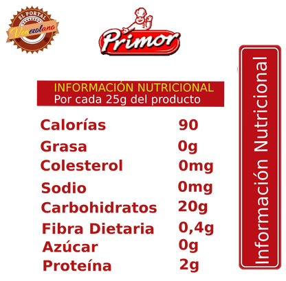 Crema De Arroz Primor Bolsa 900 Gr Venezuela