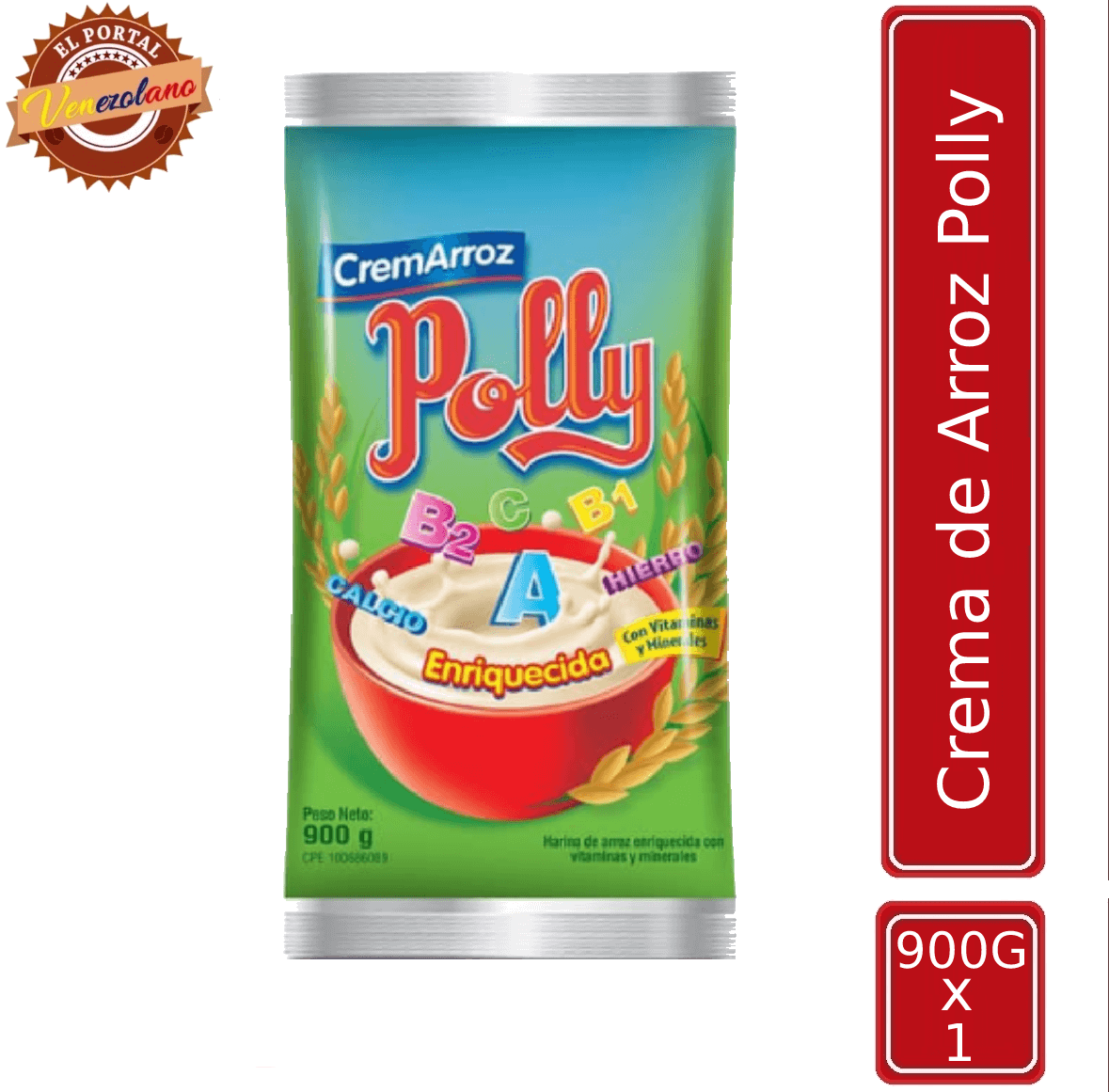 Crema de Arroz Polly 900 G Venezuela