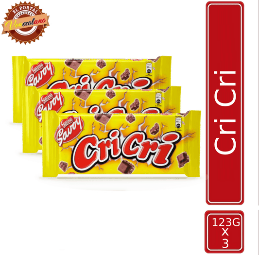 Chocolates Cri Cri 130G Venezuela x 3