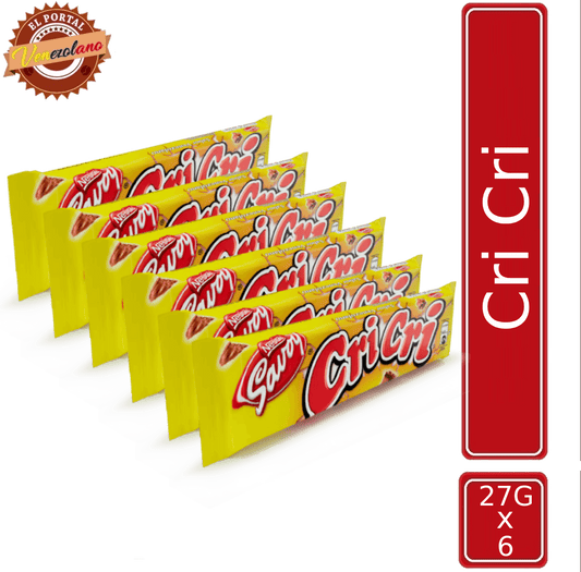 Chocolates Cri Cri 27G Venezuela x 6