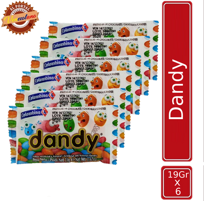 Chocolate Dandy Colombina Venezuela x 6