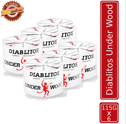 Diablitos Underwood 115Gr Jamón Endiablado Venezolano  x 6