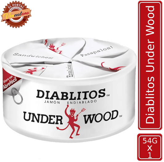 Diablitos Underwood 54Gr Jamón Endiablado Venezolano