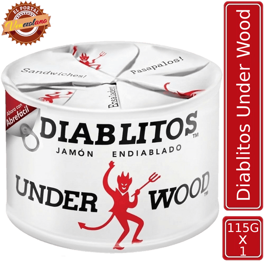 Diablitos Underwood 115g Jamón Endiablado Original Venezuela