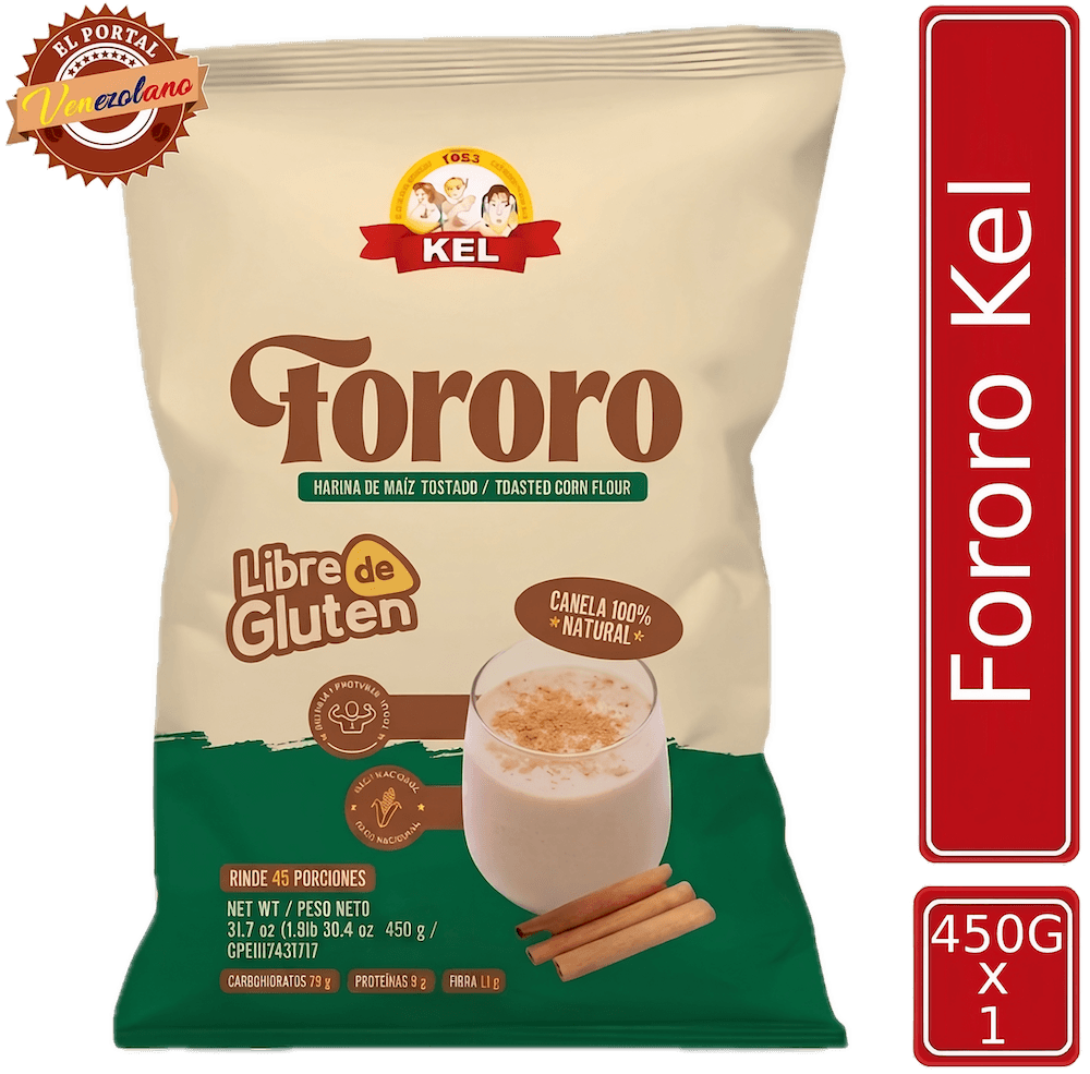 Fororo Kel 450g venezolano, disponible en Colombia
