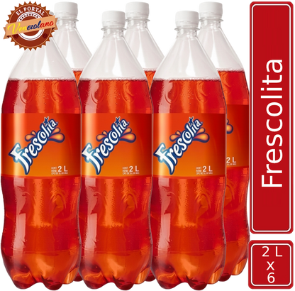Pack de 6 Frescolita familiar 2 litros venezolana, disponible en Colombia