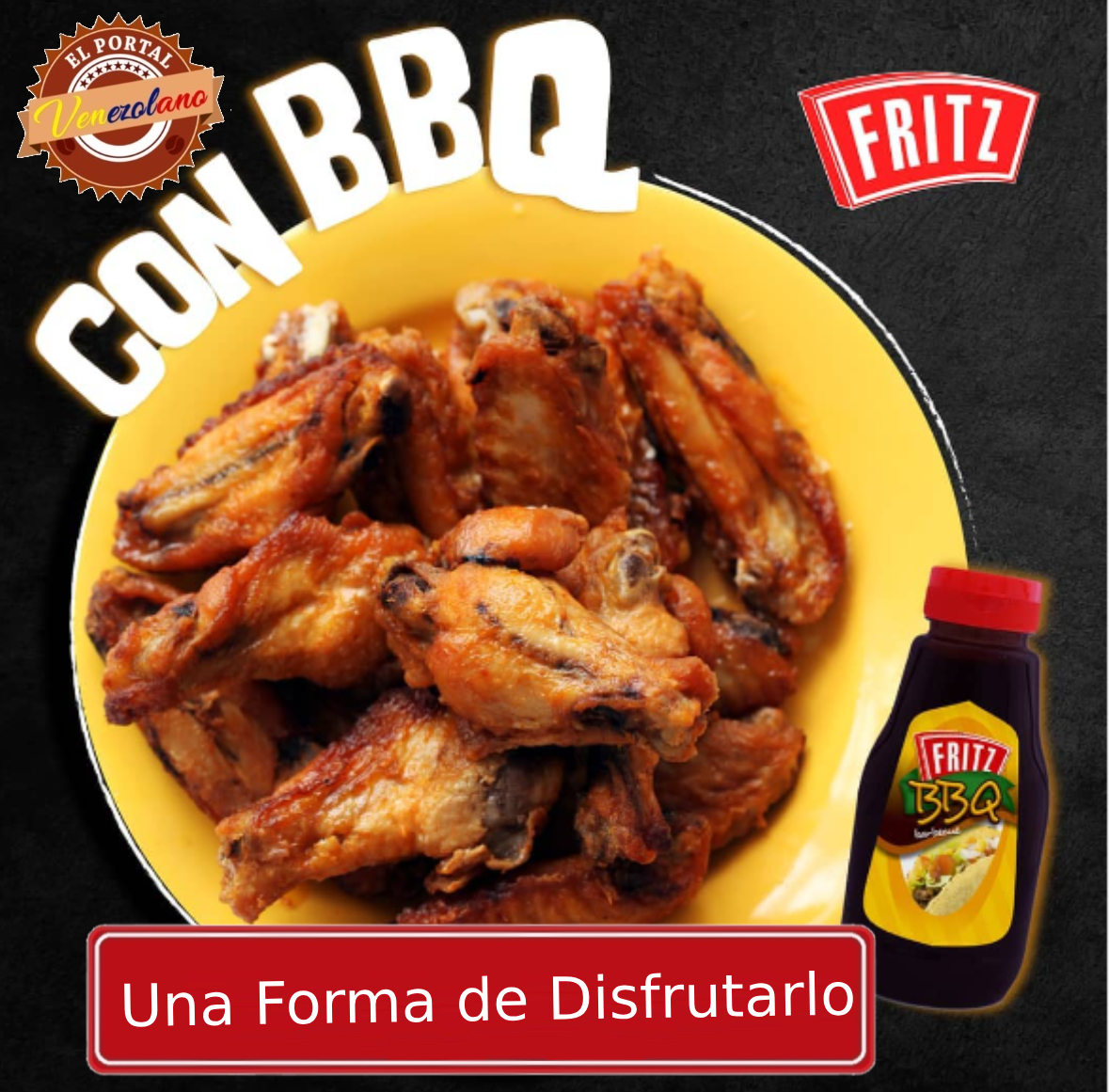 Salsa Fritz BBQ Venezuela x 3 Unidades