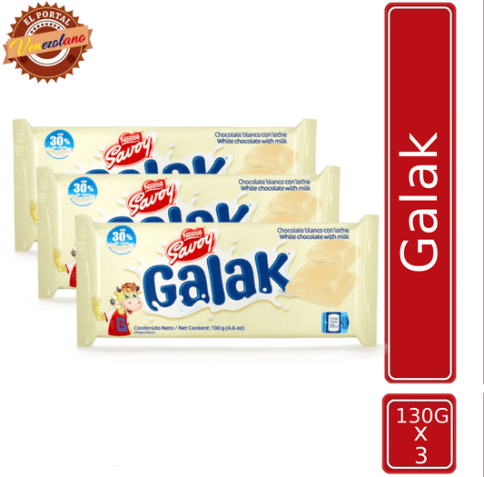 Chocolates Galak 130G Venezuela x 3