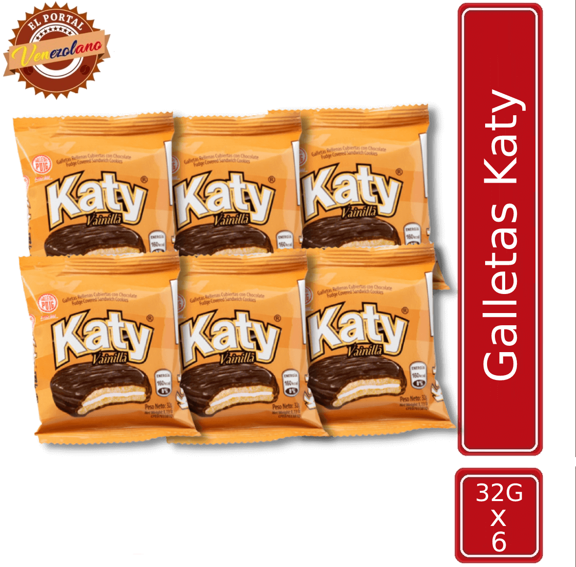 Galletas Katy Puig Venezolanas x 6