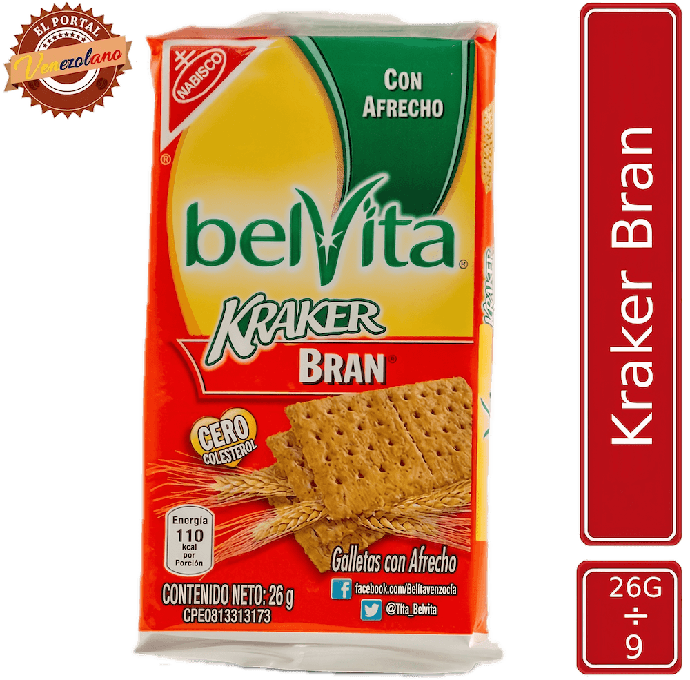 Galletas Kraker Bran Belvita Venezuela