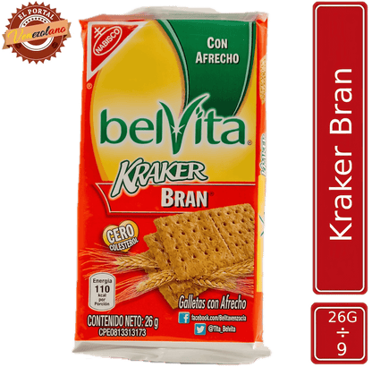Galletas Kraker Bran Belvita Venezuela
