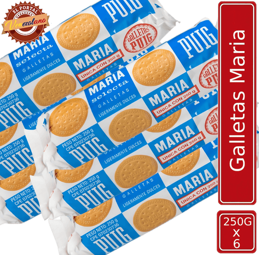 Galletas María Puig Venezuela x 6 Unidades