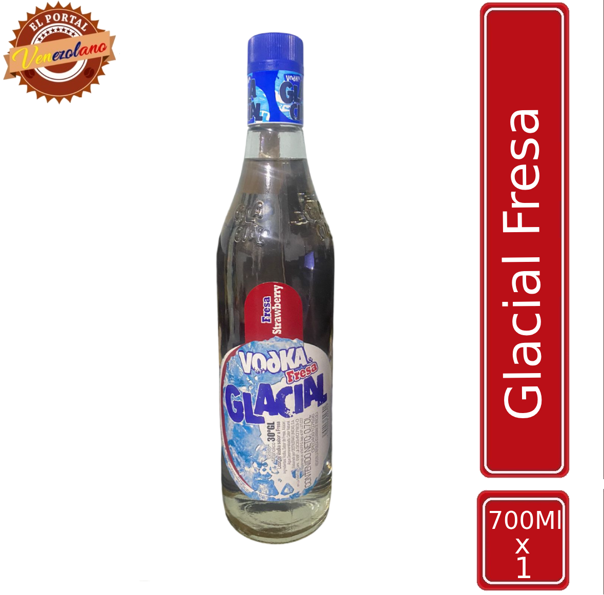 Glacial Fresa 700Ml Venezuela