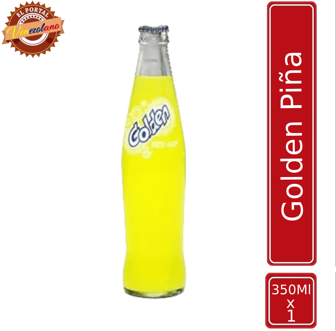 Golden Piña Botella 350 Ml Venezuela