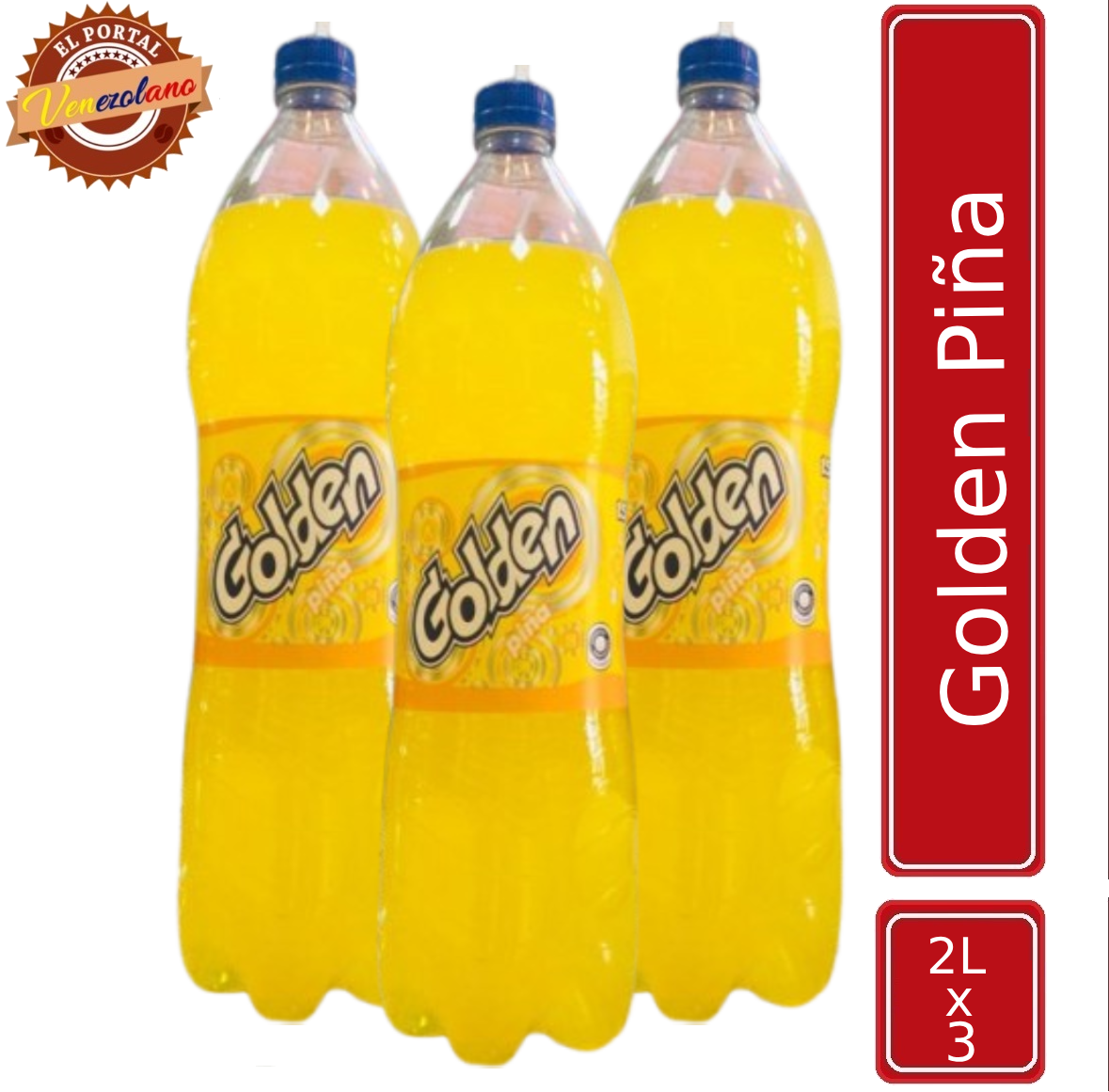 Golden Piña Familiar 2 L Venezuela x 3