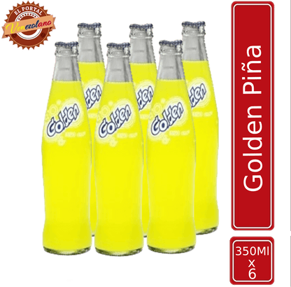 Golden Piña Botella 350 Ml Venezuela x 6