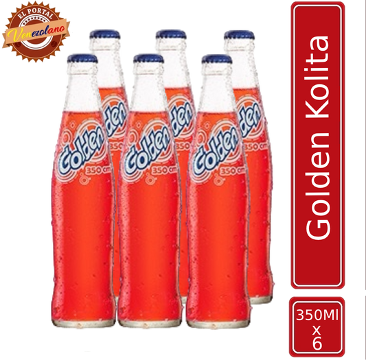 Golden Kolita  Botella 350 Ml Venezuela x 6