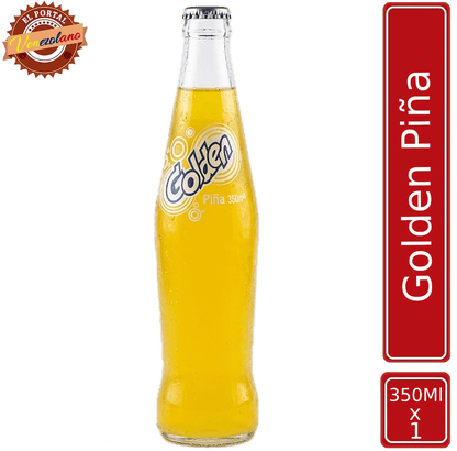 Golden Piña botella 350 ml venezolana, disponible en Colombia