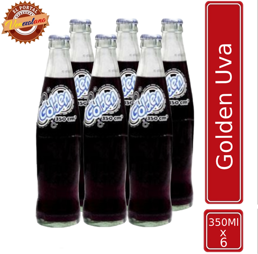 Golden Uva Botella 350 Ml Venezuela x 6