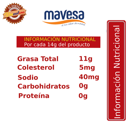 Mayonesa Mavesa 910Gr Venezuela